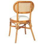 vidaXL Chaises à manger lot de 6 marron clair Lin