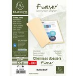 Paquet De 100 Chemises Forever® 170 100  Recyclé - 24x32cm - Bulle - X 5 - Exacompta