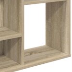 vidaXL Séparateur de pièce/Bibliothèque Chêne sonoma 100x24x140 cm