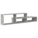 vidaXL SupportmuralpourTV 120x25x28 5cm Bois d'ingénierie