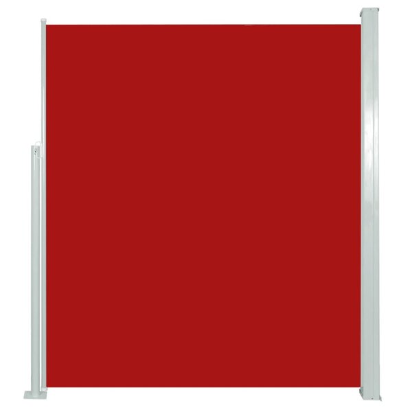 vidaXL Auvent latéral rétractable de patio 160x300 cm Rouge