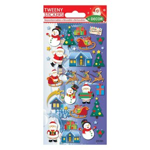 Scène à décorer - Autocollants mousse 3D Nuit de Noël