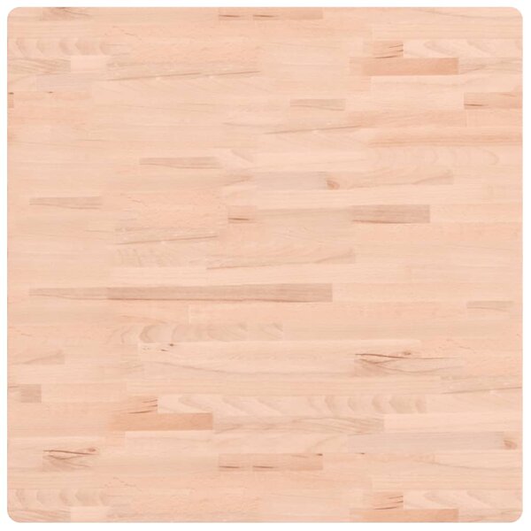 vidaXL Dessus de table 80x80x4 cm carré bois massif de hêtre