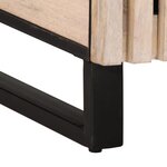 vidaXL Ensemble de meubles salle de bain 2 Pièces bois de manguier massif