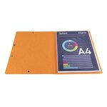 Chemise à élastique sans rabat carte lustrée 400gm2 - A4 - Orange x 25 EXACOMPTA