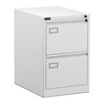 Meuble de classement suspendu 72 cm 2 tiroirs acier gris 14_0002488