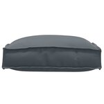 vidaXL Coussin pour assise de palette 2 Pièces Anthracite 40 x 40 x 8 cm