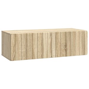 vidaXL Meuble TV mural 98 x 41 x 30 cm Chêne Sonoma Bois d'ingénierie