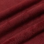 vidaXL Couvertures à jeter 6 Pièces Rouge Bordeaux 220 x 240 cm Toison