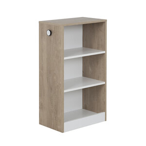 Petite bibliotheque mobile Marcel Chene blond