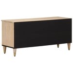 vidaXL Meuble TV 100x33x46 cm bois massif de manguier