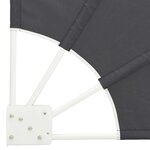 vidaXL Écran de confidentialité pour balcon Noir 160 x 160 cm tissu