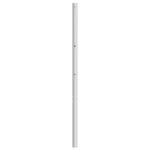 vidaXL Tête de lit métal blanc 160 cm