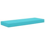 vidaXL Coussin de Siège d'Extérieur Turquoise 111 5 x 40 x 8 cm