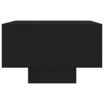 vidaXL Table basse noir 100x49 5x31 cm bois d'ingénierie