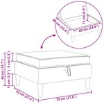 vidaXL Sofa avec rangement Tissu