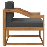 vidaXL Sofa de milieu extérieur Naturel