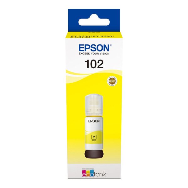 102 recharge d'encre originale ecotank (c13t03r440) - jaune (blister 1 unité)