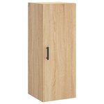 vidaXL Armoire murale chêne sonoma 34 5x34x90 cm