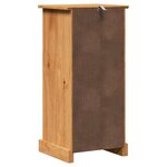 vidaXL Meuble de Salle de Bain VIGO marron miel 37 5 x 34 x 80 cm