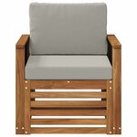 vidaXL Sofa de milieu extérieur Naturel