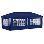 vidaXL Tente de fête pop-up 575 x 288 x 245 cm Bleu