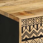 vidaXL Buffet 40x33 5x75 cm bois de manguier brut massif