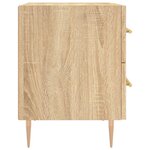 vidaXL Table de chevet chêne sonoma 40x35x47 5 cm bois d’ingénierie