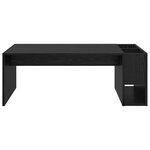 vidaXL Table basse Chêne noir 101 5 x 50 x 37 cm Bois d'ingénierie
