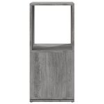 vidaXL Armoire rotative Gris béton 34 5x34 5x75 5 cm bois d'ingénierie