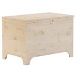 vidaXL Boîte de rangement avec couvercle RANA bois massif de pin