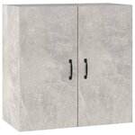 vidaXL Armoire murale Gris béton 60x31x60 cm Bois d'ingénierie