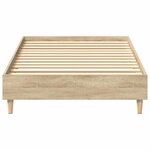 vidaXL Cadre de lit Chêne Sonoma 80 x 200 cm Bois d'ingénierie