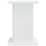 vidaXL Support de Plante Blanc brillant 30 5 x 30 x 43 cm