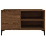 vidaXL Armoire à disques chêne marron 84 5x38x48 cm bois d'ingénierie