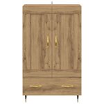 vidaXL Haut Armoire avec tiroir Chêne artisanal 69 5 x 31 x 115 cm