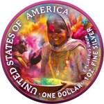 Pièce de monnaie en Argent 1 Dollar g 31.1 (1 oz) Millésime 2025 HOLI
