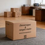 20 cartons standard déménagement + 1 rouleau d'adhésif havane