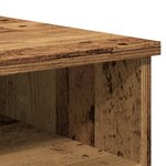 vidaXL Meuble TV vieux bois 80x35x36 5 cm bois d'ingénierie