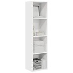 vidaXL Bibliothèque blanc 40x30x152 cm bois d'ingénierie