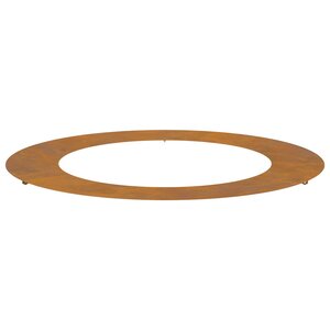 vidaXL adapté pour anneau d'arbre plat Marron Ø60 / 90 cm