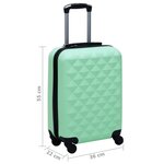 Vidaxl valise rigide mente abs