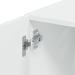vidaXL Armoire murale blanc 80x42 5x40 cm bois d'ingénierie