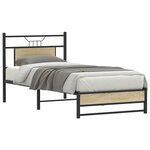 vidaXL Cadre de lit sans matelas chêne sonoma 80x200 cm
