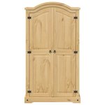 vidaXL Garde-robe Corona 102x52x186 cm bois de pin massif
