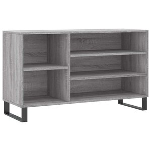 vidaXL Armoire à chaussures Sonoma gris 102x36x60 cm Bois d'ingénierie