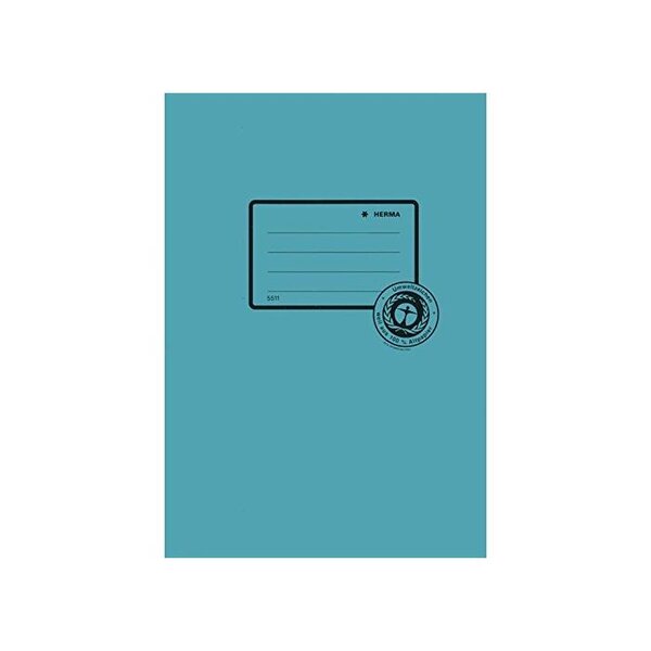 Protège Cahier Papier Recyclé A5 Turquoise HERMA