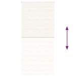 vidaXL Store zèbre beige marbré largeur du tissu 105 9 cm polyester