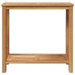 vidaXL Table basse Marron 85 x 35 x 75 cm Bois de teck solide