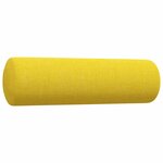 vidaXL Ensemble de canapés 3 Pièces coussins décoratifs jaune clair tissu